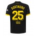 Borussia Dortmund Niklas Sule #25 Venkovní Dres 2023-24 Krátkým Rukávem